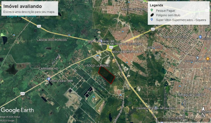 Imagem Terreno à Venda, 487.034 m² em Urucutuba (jurema) - Caucaia