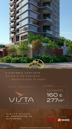Imagem Apartamento com 3 Quartos à Venda, 160 m² em Alphagran Alphaville - Barueri