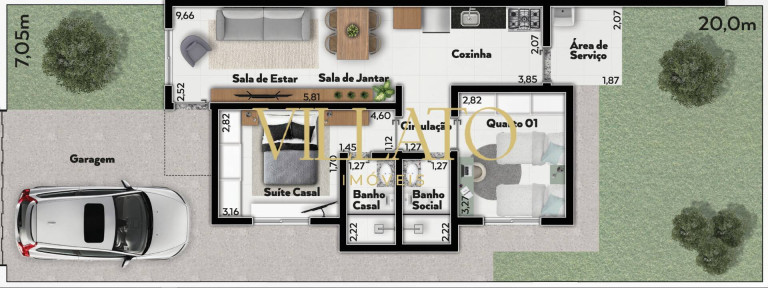 Imagem Casa com 2 Quartos à Venda, 64 m² em Parque Das Camélias - Goianira Imagem Casa com 2 Quartos à Venda, 64 m² em Parque Das Camélias - Goianira