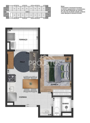 Imagem Apartamento com 1 Quarto à Venda, 24 m² em Tatuapé - São Paulo Imagem Apartamento com 1 Quarto à Venda, 24 m² em Tatuapé - São Paulo