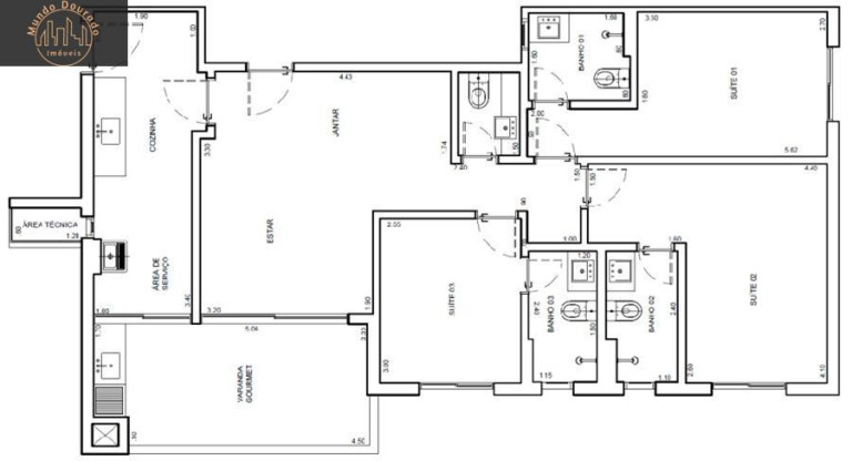 Imagem Apartamento com 3 Quartos à Venda, 104 m² em Centro - São Caetano Do Sul Imagem Apartamento com 3 Quartos à Venda, 104 m² em Centro - São Caetano Do Sul