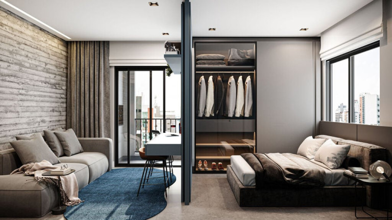 Imagem Imóvel com 1 Quarto à Venda, 22 m² em água Verde - Curitiba