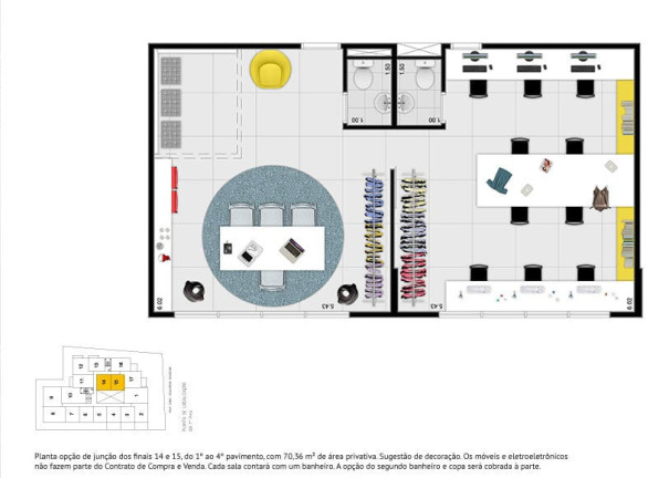 Imagem Sala Comercial à Venda, 51 m² em Campo Belo - São Paulo