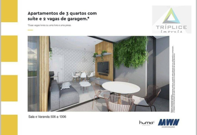 Imagem Apartamento com 3 Quartos à Venda, 73 m² em Granbery - Juiz De Fora Imagem Apartamento com 3 Quartos à Venda, 73 m² em Granbery - Juiz De Fora