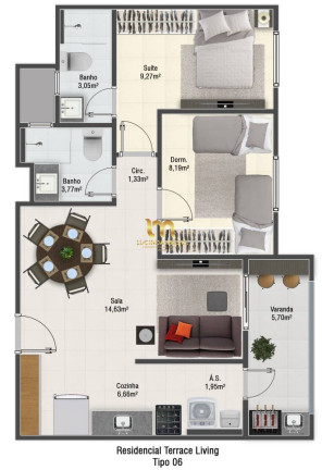 Imagem Apartamento com 2 Quartos à Venda, 55 m² em Aviação - Praia Grande Imagem Apartamento com 2 Quartos à Venda, 55 m² em Aviação - Praia Grande