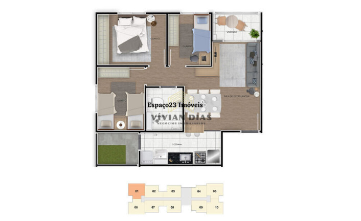 Imagem Apartamento com 3 Quartos à Venda, em Canhema - Diadema Imagem Apartamento com 3 Quartos à Venda, em Canhema - Diadema