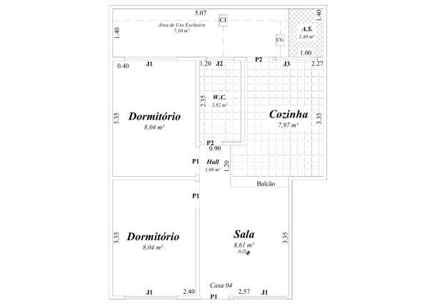 Imagem Casa com 2 Quartos à Venda, 42 m² em Antártica - Praia Grande Imagem Casa com 2 Quartos à Venda, 42 m² em Antártica - Praia Grande