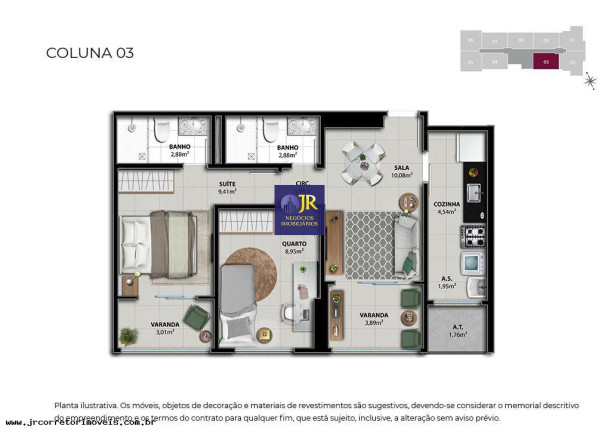 Imagem Imóvel com 2 Quartos à Venda, 59 m² em Jockei De Itaparica - Vila Velha