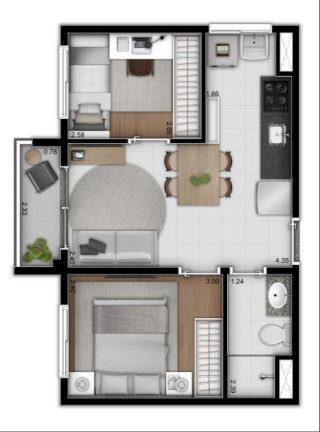 Imagem Imóvel com 2 Quartos à Venda, 36 m² em Vila Olímpia - São Paulo Imagem Imóvel com 2 Quartos à Venda, 36 m² em Vila Olímpia - São Paulo