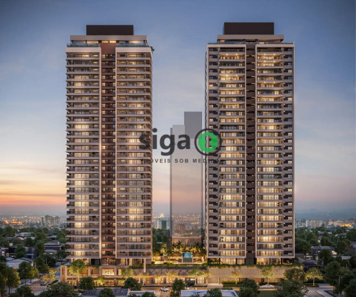 Apartamento com 3 Quartos à Venda, 164 m² em Brooklin - São Paulo