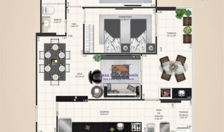 Imagem Apartamento com 3 Quartos à Venda, 98 m² em Aviação - Praia Grande Imagem Apartamento com 3 Quartos à Venda, 98 m² em Aviação - Praia Grande