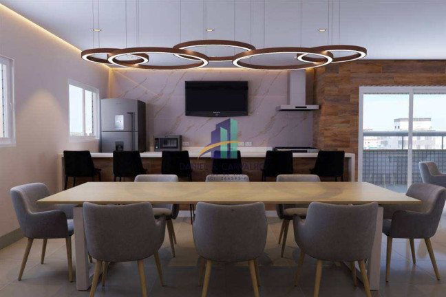 Imagem Apartamento com 1 Quarto à Venda, 54 m² em Guilhermina - Praia Grande