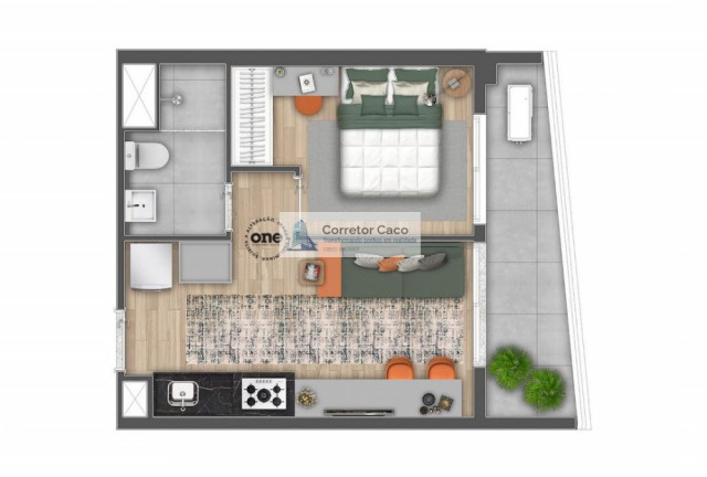 Imagem Apartamento com 2 Quartos à Venda, 45 m² em Santo Amaro - São Paulo Imagem Apartamento com 2 Quartos à Venda, 45 m² em Santo Amaro - São Paulo