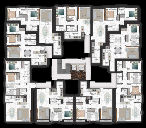 Imagem Apartamento com 3 Quartos à Venda, 185 m² em Centro - Capão Da Canoa Imagem Apartamento com 3 Quartos à Venda, 185 m² em Centro - Capão Da Canoa