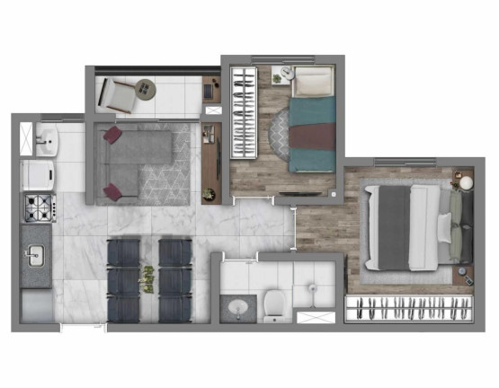 Imagem Imóvel com 3 Quartos à Venda, 55 m² em Belenzinho - São Paulo Imagem Imóvel com 3 Quartos à Venda, 55 m² em Belenzinho - São Paulo