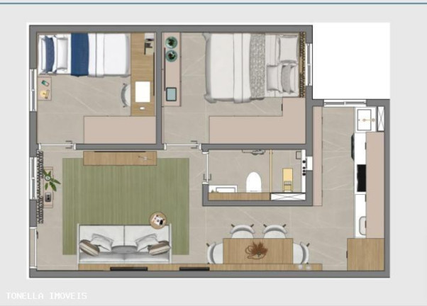 Imagem Apartamento com 2 Quartos à Venda, 38 m² em Remédios - Osasco