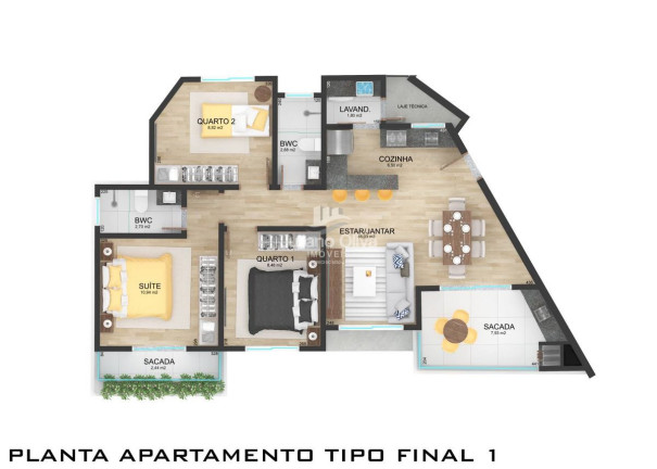 Imagem Apartamento com 3 Quartos à Venda, 82 m² em Itapema Do Norte - Itapoá Imagem Apartamento com 3 Quartos à Venda, 82 m² em Itapema Do Norte - Itapoá