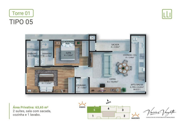 Imagem Imóvel com 2 Quartos à Venda, 69 m² em Várzea Do Ranchinho - Itapema Imagem Imóvel com 2 Quartos à Venda, 69 m² em Várzea Do Ranchinho - Itapema