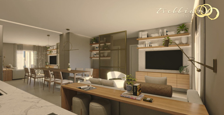 Imagem Apartamento com 3 Quartos à Venda, 74 m² em Campo Comprido - Curitiba