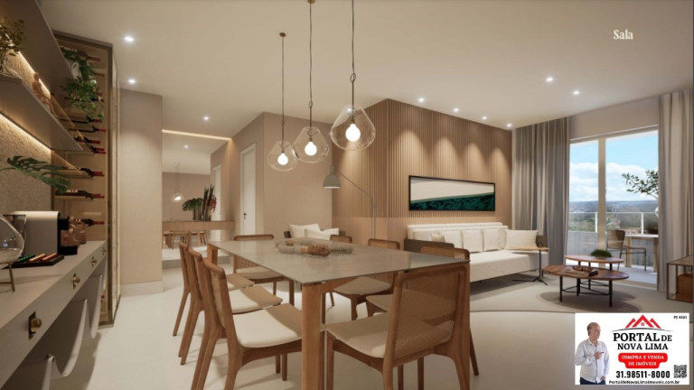 Imagem Apartamento com 4 Quartos à Venda, 185 m² em Vila Da Serra - Nova Lima