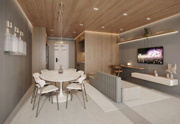 Imagem Apartamento com 1 Quarto à Venda, 37 m² em Centro - Curitiba