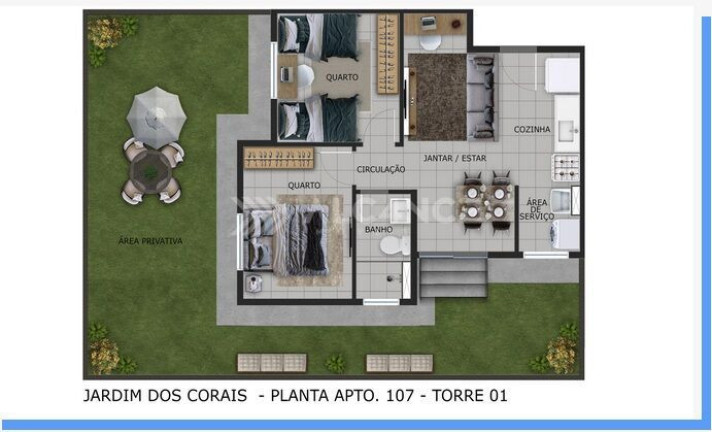 Imagem Apartamento com 2 Quartos à Venda, 42 m² em Portal Do Sol - João Pessoa Imagem Apartamento com 2 Quartos à Venda, 42 m² em Portal Do Sol - João Pessoa