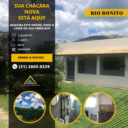 Chácara com 2 Quartos à Venda, 4 m² em Rio Bonito