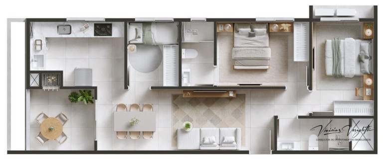 Imagem Apartamento com 3 Quartos à Venda, 69 m² em Morretes Imagem Apartamento com 3 Quartos à Venda, 69 m² em Morretes