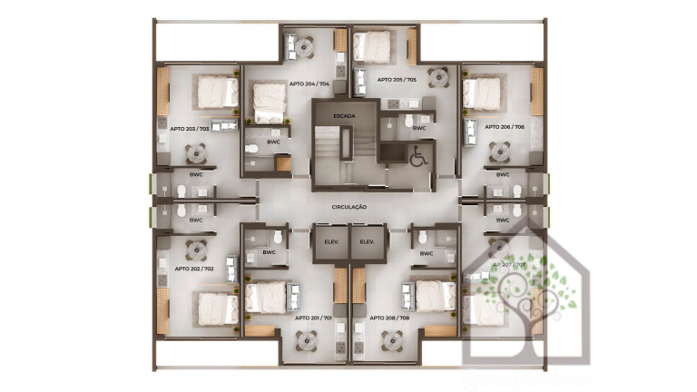Imagem Imóvel com 1 Quarto à Venda, 24 m² em Trindade - Florianópolis Imagem Imóvel com 1 Quarto à Venda, 24 m² em Trindade - Florianópolis