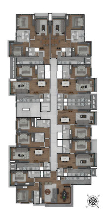 Imagem Apartamento com 1 Quarto à Venda, 83 m² em Centro - Gramado