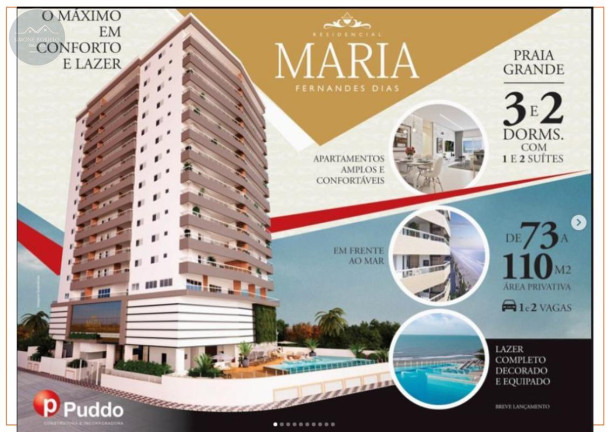 Imagem Imóvel com 2 Quartos à Venda, 74 m² em Flórida - Praia Grande
