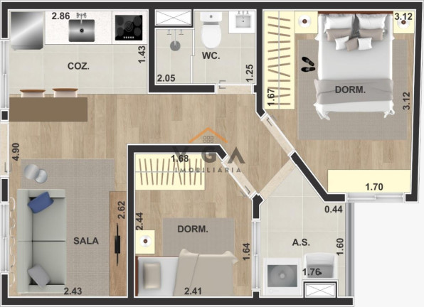Imagem Apartamento com 2 Quartos à Venda, 45 m² em Jardim Brasília (zona Leste) - São Paulo Imagem Apartamento com 2 Quartos à Venda, 45 m² em Jardim Brasília (zona Leste) - São Paulo