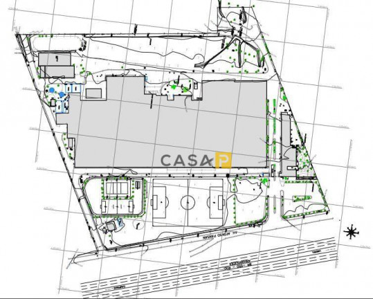 Galpão à Venda ou Locação, 27.881 m² em Vila Bertini - Americana