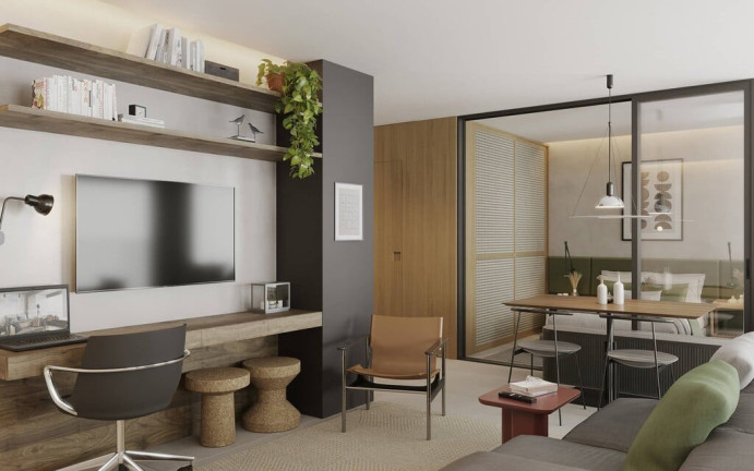 Imagem Apartamento com 1 Quarto à Venda, 30 m² em Santo Amaro - São Paulo