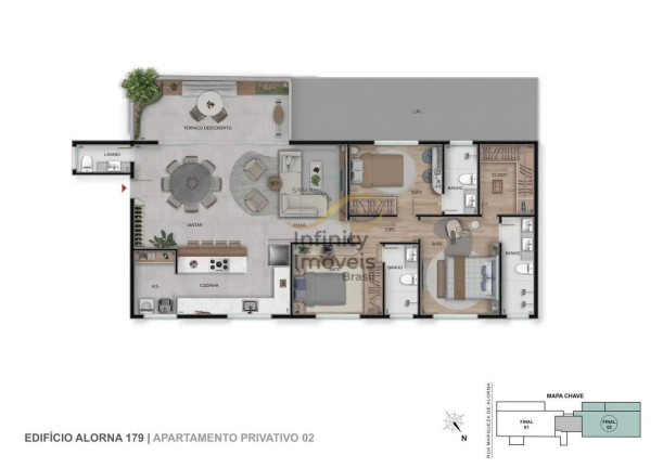 Imagem Apartamento com 3 Quartos à Venda, 125 m² em Serra - Belo Horizonte Imagem Apartamento com 3 Quartos à Venda, 125 m² em Serra - Belo Horizonte