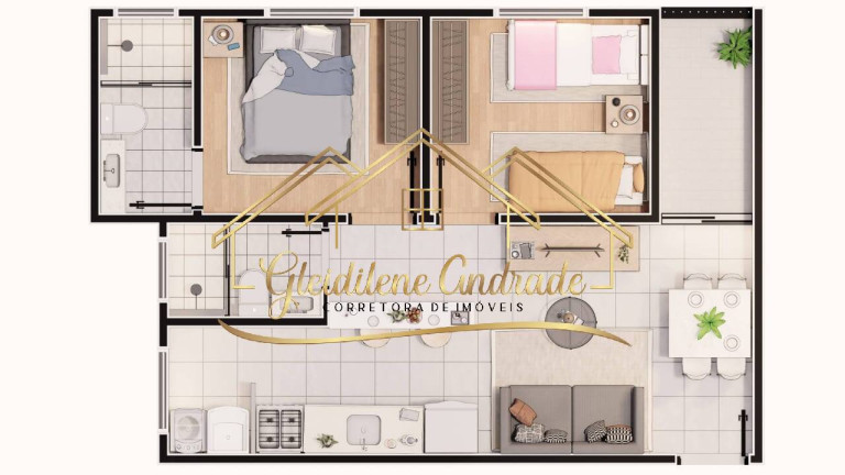 Imagem Apartamento com 2 Quartos à Venda, em Sorocaba Imagem Apartamento com 2 Quartos à Venda, em Sorocaba