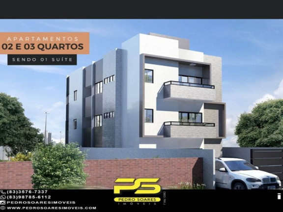 Apartamento com 2 Quartos à Venda, 61 m² em Bancários - João Pessoa
