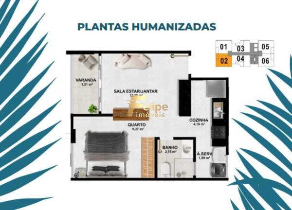 Imagem Imóvel com 1 Quarto à Venda, 40 m² em Praia De Itaparica - Vila Velha