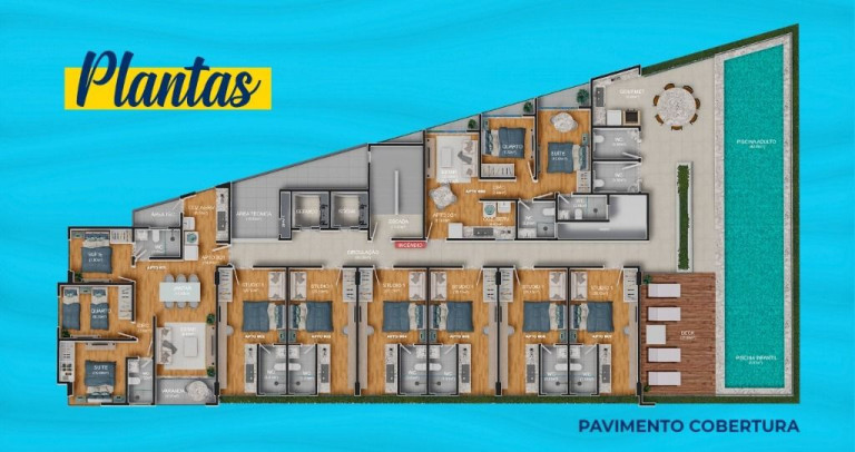 Imagem Apartamento com 3 Quartos à Venda, 74 m² em Ponta De Matos - Cabedelo Imagem Apartamento com 3 Quartos à Venda, 74 m² em Ponta De Matos - Cabedelo
