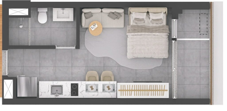 Imagem Apartamento com 1 Quarto à Venda, 36 m² em Pinheiros - São Paulo Imagem Apartamento com 1 Quarto à Venda, 36 m² em Pinheiros - São Paulo