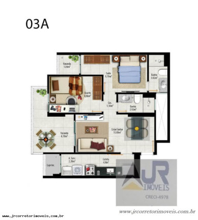 Imagem Apartamento com 3 Quartos à Venda, 85 m² em Praia Itaparica - Vila Velha