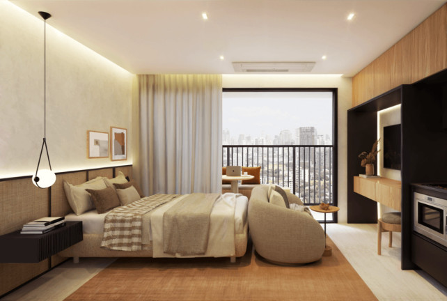 Imagem Apartamento com 1 Quarto à Venda, 38 m² em Bigorrilho - Curitiba