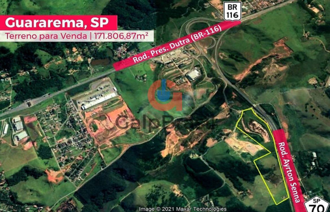 Imagem Terreno à Venda, 171 m² em Industrial - Guararema Imagem Terreno à Venda, 171 m² em Industrial - Guararema