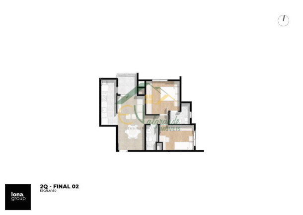 Imagem Apartamento com 2 Quartos à Venda, 59 m² em Tingui - Curitiba