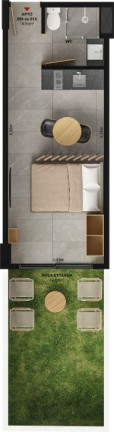 Imagem Studio com 1 Quarto à Venda, 19 m² em Bessa - João Pessoa Imagem Studio com 1 Quarto à Venda, 19 m² em Bessa - João Pessoa