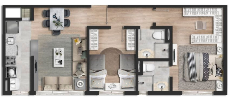 Imagem Apartamento com 2 Quartos à Venda, 67 m² em Mont Serrat - Porto Alegre Imagem Apartamento com 2 Quartos à Venda, 67 m² em Mont Serrat - Porto Alegre