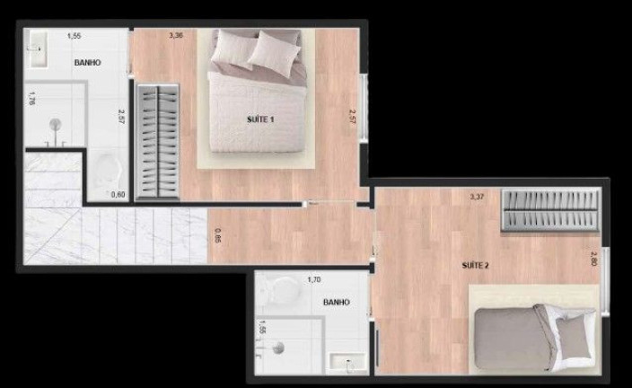 Imagem Imóvel com 3 Quartos à Venda, 69 m² em Vila Ema - São Paulo Imagem Imóvel com 3 Quartos à Venda, 69 m² em Vila Ema - São Paulo