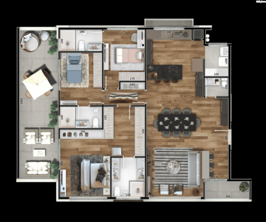 Imagem Imóvel com 3 Quartos à Venda, 204 m² em Hugo Lange - Curitiba Imagem Imóvel com 3 Quartos à Venda, 204 m² em Hugo Lange - Curitiba