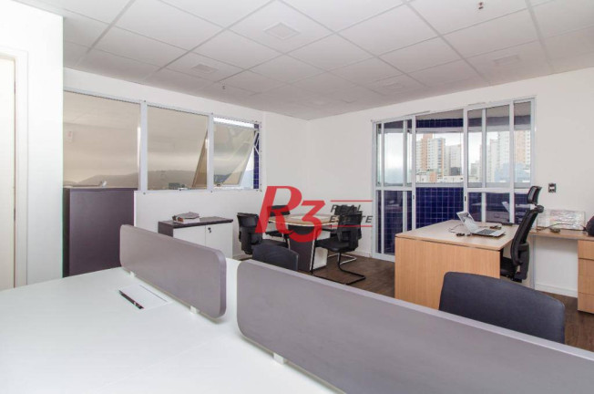 Sala Comercial à Venda, 35 m² em Ponta Da Praia - Santos