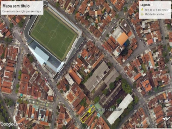 Imagem Terreno à Venda, 469 m² em Vila Belmiro - Santos